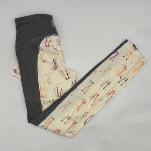 FP Movement You Know It Baselayer Legging in Tips Up Ivory Combo